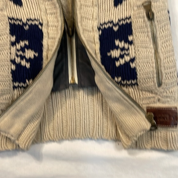 SUPERDRY Women’s Knitwear Wool Blend Chunky Sherpa Jacket Size Small - Picture 3 of 8